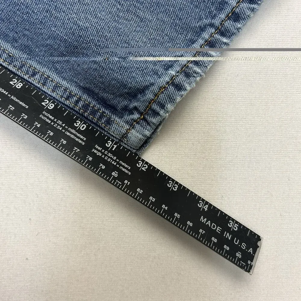 Levis 550 Relaxed Fit Straight Leg Jeans Men's 34x32 Blue Denim Casual Classic